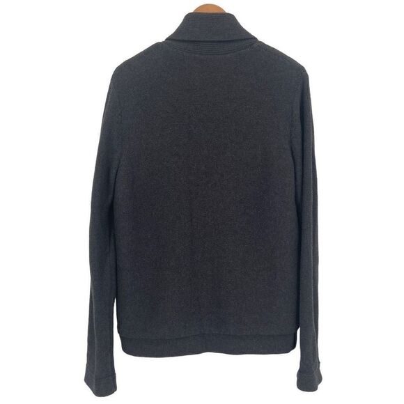 Lucky Brand Sherpa Lined Men’s Cardigan Sweater Gray Medium - Picture 7 of 10